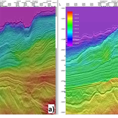 Final Full Offset Seismic Image In Depth For A The Previous Psdm