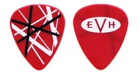 Eddie Van Halen Red Frankenstrat Guitar Pick Evh 2007 2008 Tour Pickbay