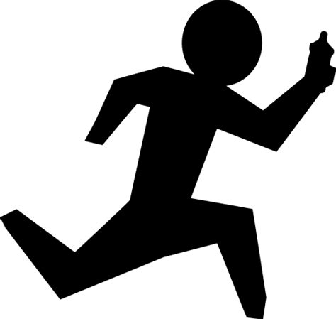 SVG Man Running Movement Free SVG Image Icon SVG Silh