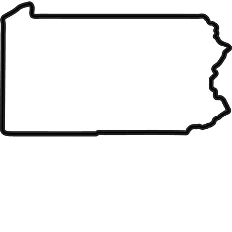 Pennsylvania State Silhouette At Getdrawings Free Download