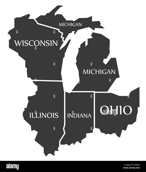 Michigan And Ohio Map Interactive Map