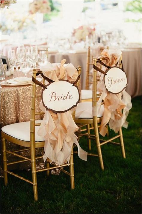 Photography by the picture art company. 50 Creative Wedding Chair Decor with Fabric and Ribbons ...