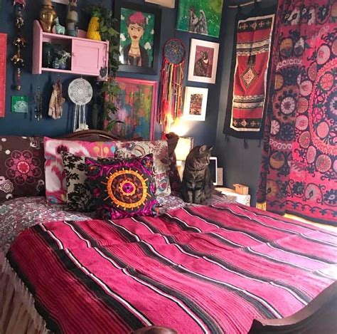 via bohotribex cosy room vibes 💞😍 bohemian bedroom design boho bedroom decor boho room cozy