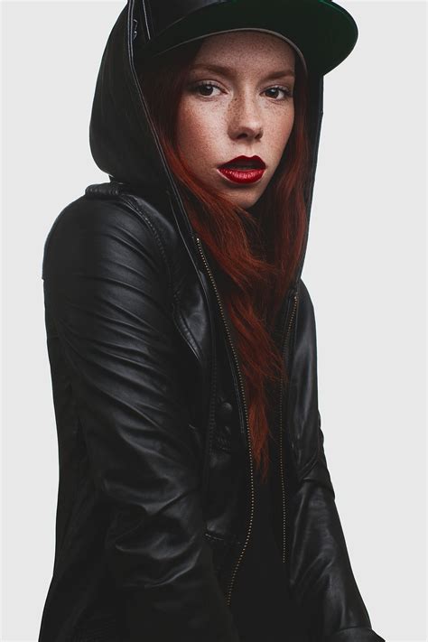 Wallpaper Women Redhead Model Hat Singer Gentleman Jacket Black Hair Brown Eyes