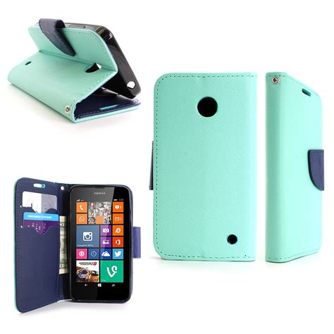 Wallet Phone Case Pouch Cover With Screen Protector For Nokia Lumia 635