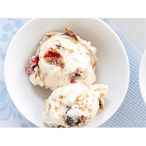 This indulgent ice cream dessert is inspired by the sweet and salty flavours of blueberry pancakes, crispy bacon and maple syrup. Christmas cake ice-cream recipe | Food To Love