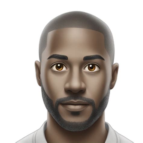 Mysterious Dark Skinned Male Portrait Ai Emoji Generator