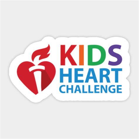 Kids Heart Challenge Kids Heart Sticker Teepublic