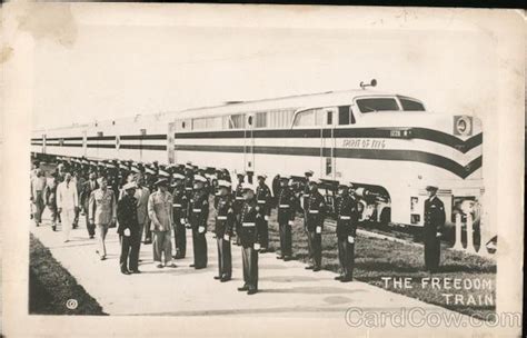 The Freedom Train Trains Railroad Postcard