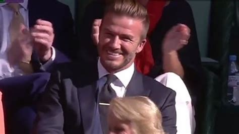 Swoon Watch David Beckham Effortlessly Catch A Tennis Ball One Handed