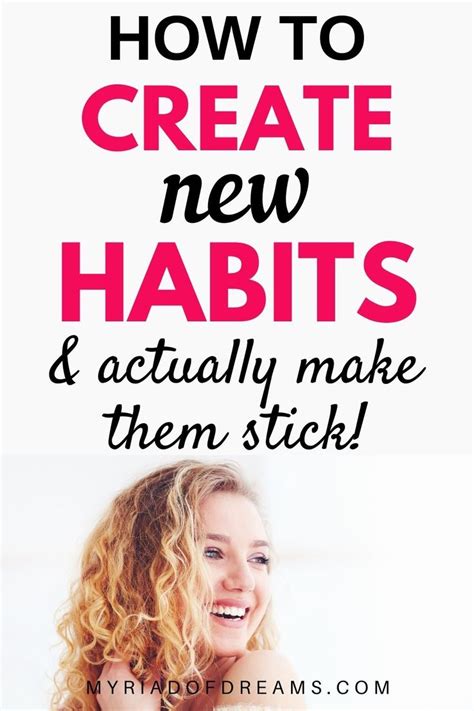 How To Form A Habit And Stick To It — Myriad Of Dreams Break Bad