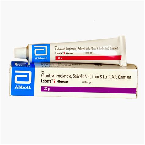 Lobate S Ointment 30gm Clobetasol Propionate And Salicylic Acid Cream