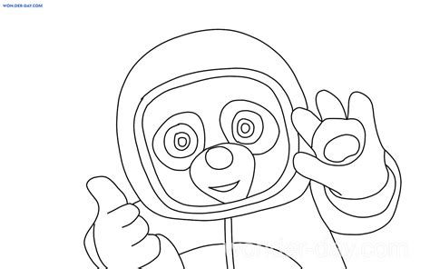 Special Agent Oso Coloring Pages Wonder Day — Coloring Pages For