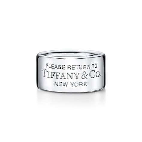 Return To Tiffany™ Wide Ring In Sterling Silver 10 Mm Wide Tiffany