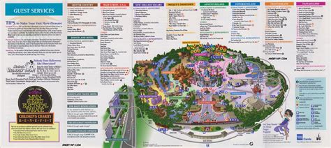 Disneyland Guide Map From September 1996 Disneyland Guy