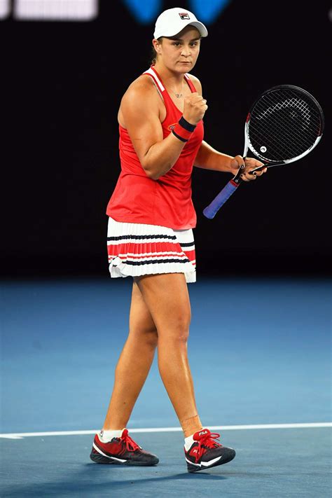 1 after fellow indigenous australian player evonne goolagong cawley. Ashleigh Barty: 2018 Australian Open Day 4 -21 | GotCeleb