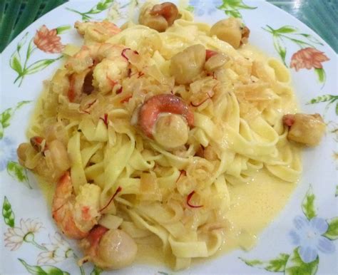 Recette Tagliatelles aux fruits de mer