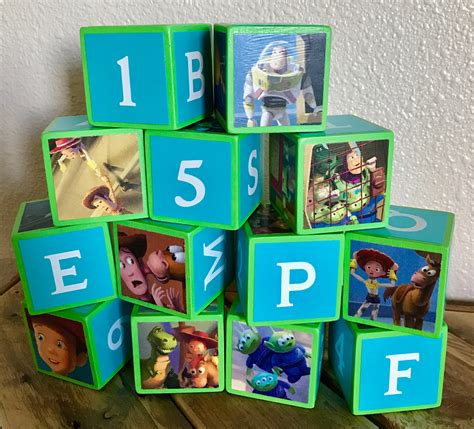 Toy Story Building Blocks Woody And Buzz Toy Story 4 Toy Etsy