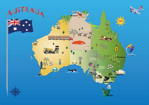 Navigate australia map, satellite images of the australia, states, largest cities, political map, capitals and physical maps. Michelle's Creative Blog: Australia Map for Kids 3-6 years old