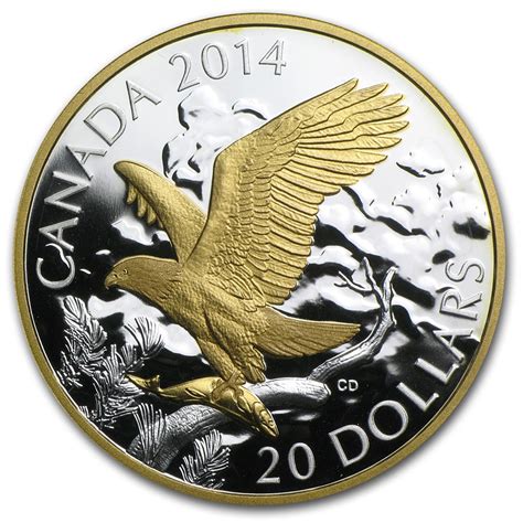 Buy 2014 Canada 1 Oz Silver 20 Perched Bald Eagle Apmex
