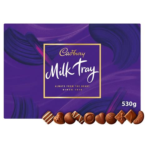 Cadbury Milk Tray Chocolate T Box 530g Tesco Groceries