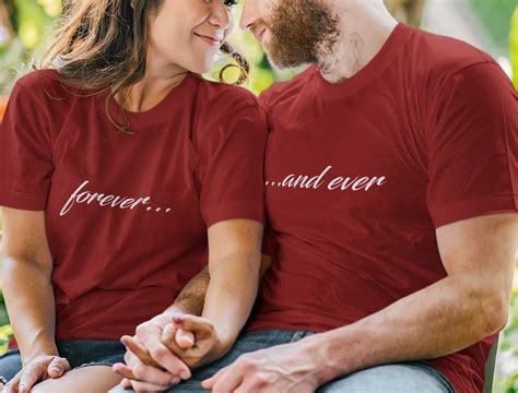 Valentines Day Couples T Shirt T Forever Tshirt For Couples Matching