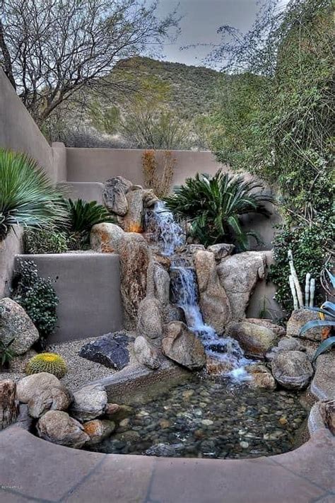 60 Stunning Desert Garden Landscaping Ideas For Home Yard Waterfalls