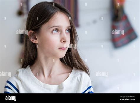 10 Year Old Girl Stock Photo Alamy