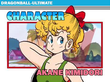 Character Akane Kimidori Dr Slump Dragon Ball Ultimate