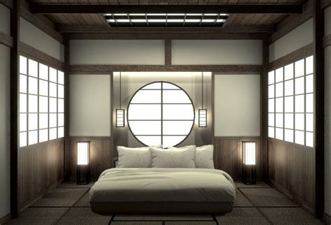 Bedroom Modern Zen Interior Design With Decoration Japanese Style In