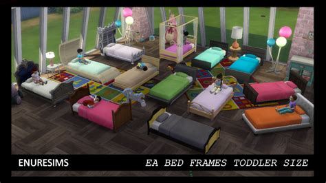 Enure Sims Toddler Bed Frame Bed Frame Sims 4 Beds