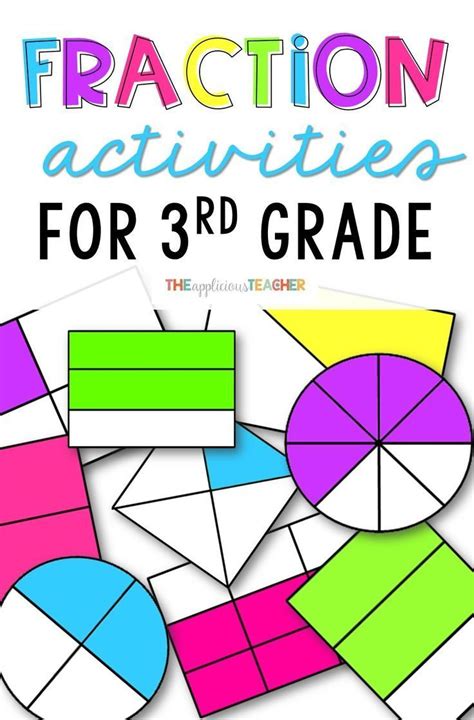 Fraction Activities for 3rd Grade | Third grade math activities