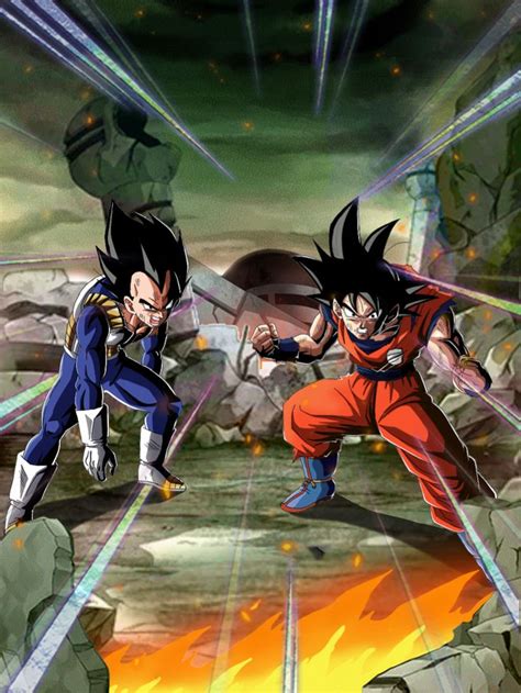Lr Goku And Vegeta By Dokkandeity On Deviantart Goku And Vegeta Goku