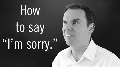 Be it a formal or casual situation, we will show you how there are a number of ways to say sorry in russian, all depending on what sort of emotion you need to convey. How to say, "I'm Sorry." (The Power of Apologies and ...