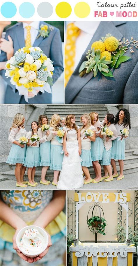Dusty rose, gold, ivory and olive check out this gorgeous color palette plus ideas. blue yellow wedding colors,blue and yellow wedding palette ...