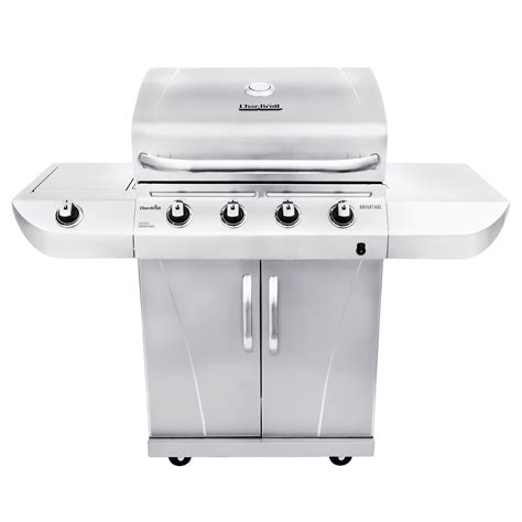 Gas Grill Outdoor Stainless Steel 4 Burner Griller Cooking Barbecue