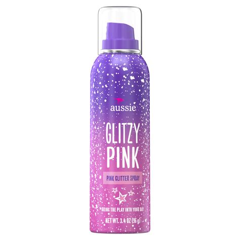 Aussie Glitzy Pink Glitter Spray, 3.4 oz - Walmart.com - Walmart.com