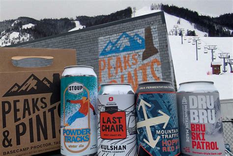 Peaks And Pints Pilot Program Apres Ski Beer Flight Peaks And Pints Proctor Tacomapeaks And