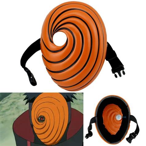 Naruto Obito Anime Masks Tobi Mask Uchiha Cosplay Costume Movie Prop