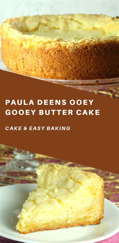 Maybe you would like to learn more about one of these? Easy Paula Deens Ooey Gooey Butter Cake | Desserts, Ooey ...