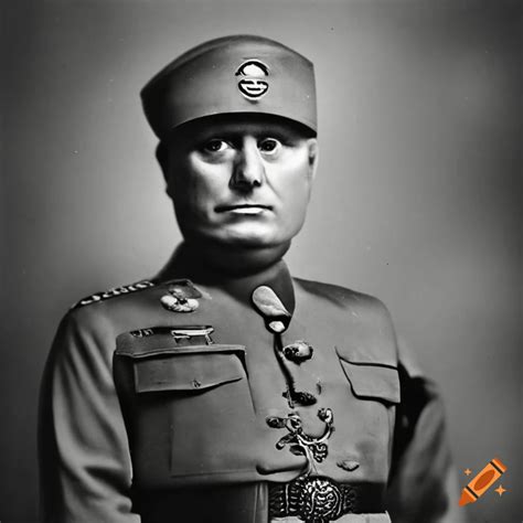 Portrait Of Benito Mussolini