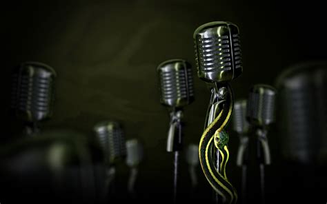 Microphone Full Hd Wallpaper And Background Image 1920x1200 Id356888