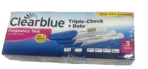 Clearblue Pregnancy Test Ultra Early Triple Check And Date Combo Pack