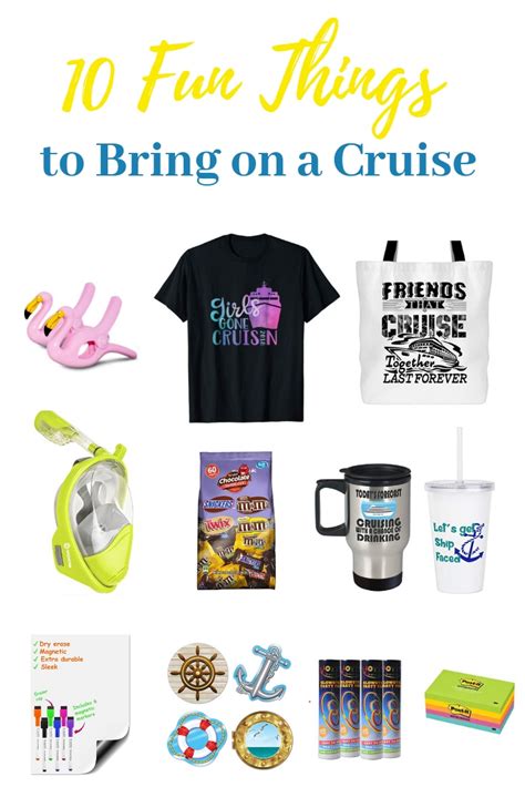 10 Fun Things to Bring on a Cruise - Cruise Packing Tips