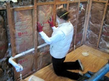 Fiberglass batts, foam or cellulose can be used to insulate the interior walls. Proper Bathroom Insulation