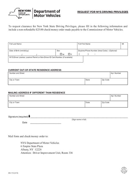 Renewal Form For Dmv Non Drivers License In New York Stuffras