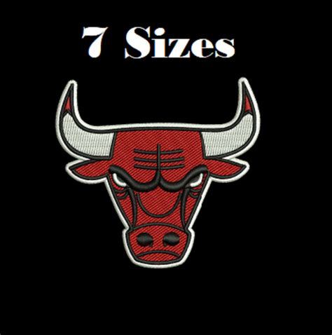 Chicago Bulls NBA Basketball Logo Digital Embroidery Design | Etsy