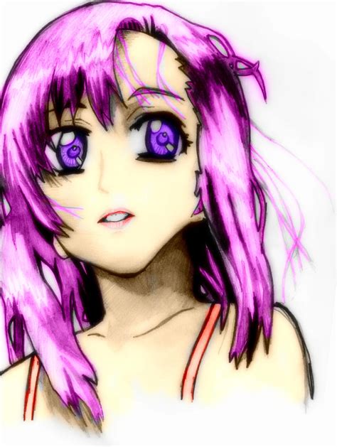 Anime Girl Edited By Deathlouis On Deviantart