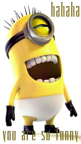 Ha Ha Ha You Are So Funny Minion In Underwear Laughing Share A Smile Magnet Ebay