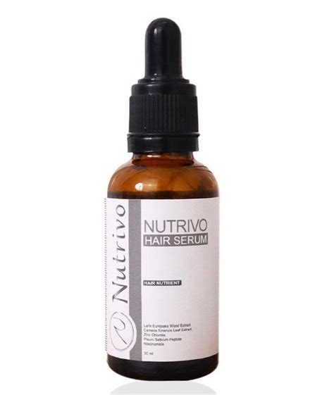 Grandehair serum formulated with vitamins, peptides & amino acids, grandehair is a professional strength hair rejuvenation serum that helps to support grandehair serum is formulated to use on dyed hair and works for both men and women. Nutrivo Hair Serum - Review Female Daily